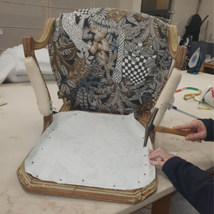 rénovation tissu fauteuil à Bordeaux (33)